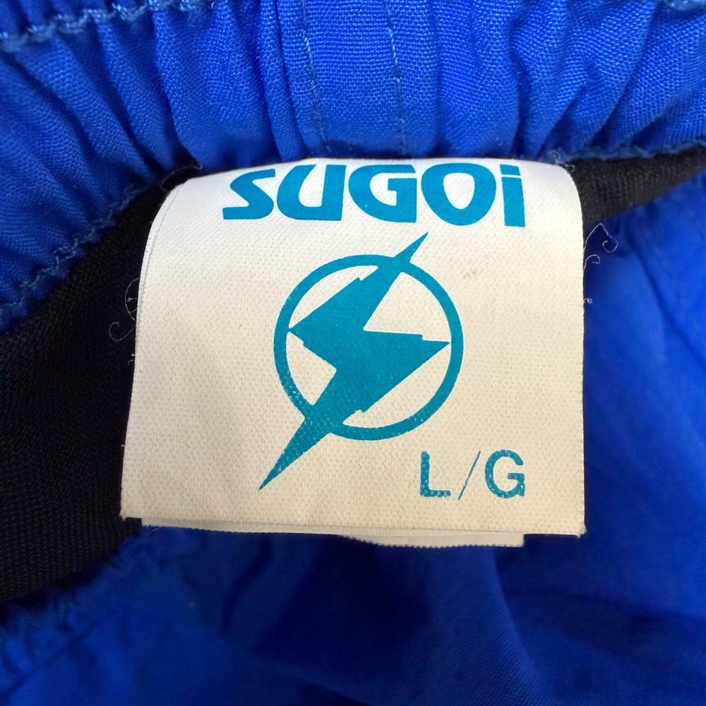 SUGOI Made in Canada Men’s Running Shorts Blue Nylon Lined Athletic Size Large - Picture 5 of 15